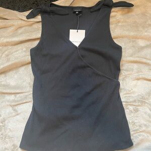 Women’s black tank top
